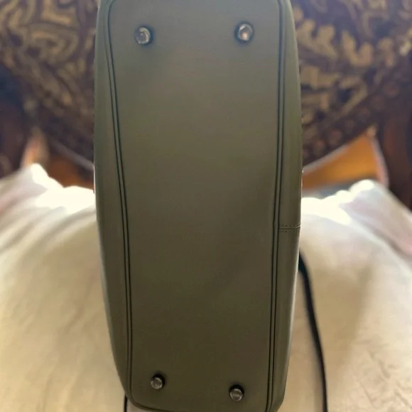 Coach Olive Green Satchel - Picture 8 of 10